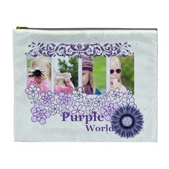 purple of world (7 styles) - Cosmetic Bag (XL)