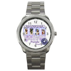 purple - Sport Metal Watch
