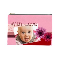 with love - Cosmetic Bag (Large)