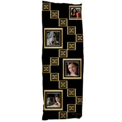 Black and Gold Body Pillow - 21 x60  Body Pillow Case (Dakimakura)