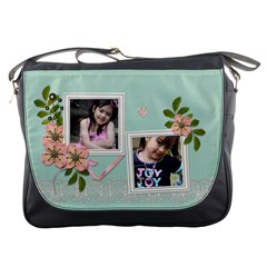 Messenger Bag -Lace and Flowers 2