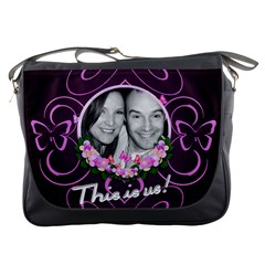 This is us butterfly messenger bag