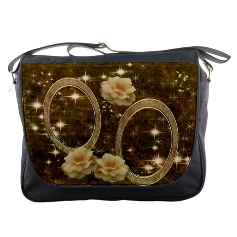 Gold Rose Messenger Bag By Ellan Front