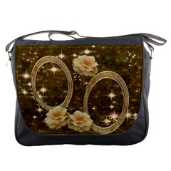 Gold Rose Messenger Bag