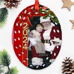 Christmas Memories Filigree Ornament - Ornament (Oval Filigree)