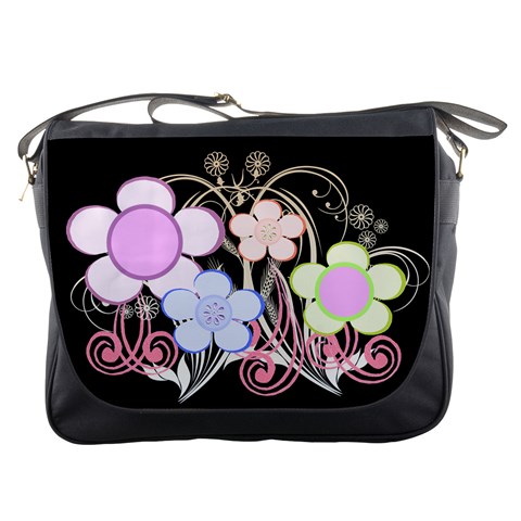 Floral Messenger Bag By Birkie Front