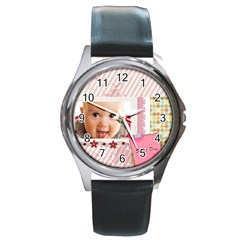 sweet day - Round Metal Watch
