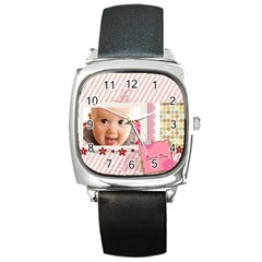 sweet day - Square Metal Watch