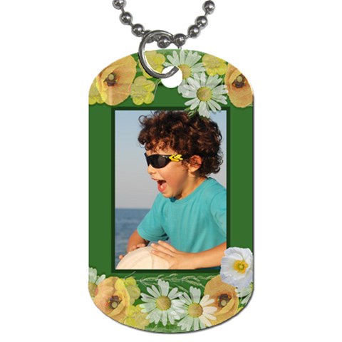 My Love Dog Tag By Deborah Front