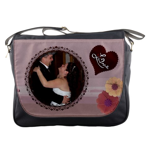 Love Messenger Bag By Kim Blair Front