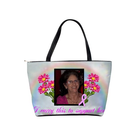 Breast Cancer Shoulder Bag By Kim Blair Back