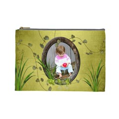 French Garden Vol1 - Cosmetic Bag (LG)  - Cosmetic Bag (Large)