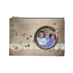 French Garden Vol1 - Cosmetic Bag (Lg)  - Cosmetic Bag (Large)