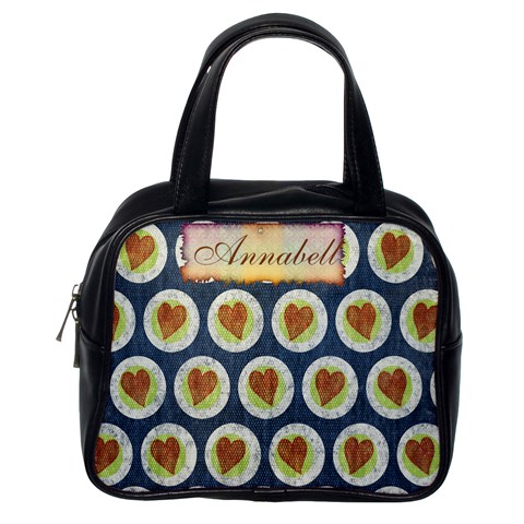 Country Hearts Classic Handbag (2 Sides) By Kim Blair Back