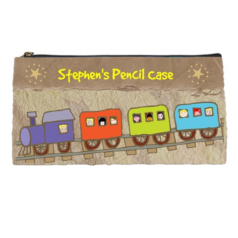 Train Pencil Case By Kim Blair Front