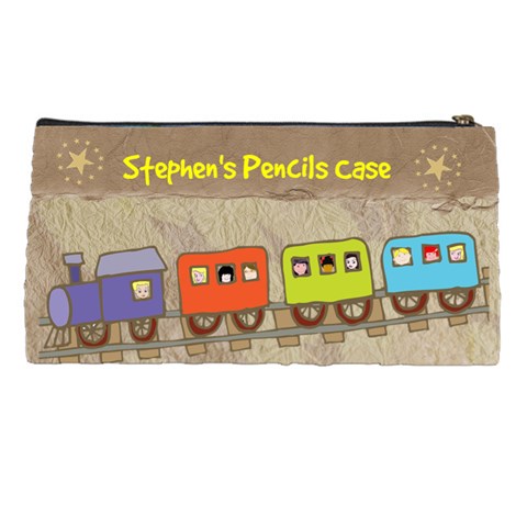 Train Pencil Case By Kim Blair Back