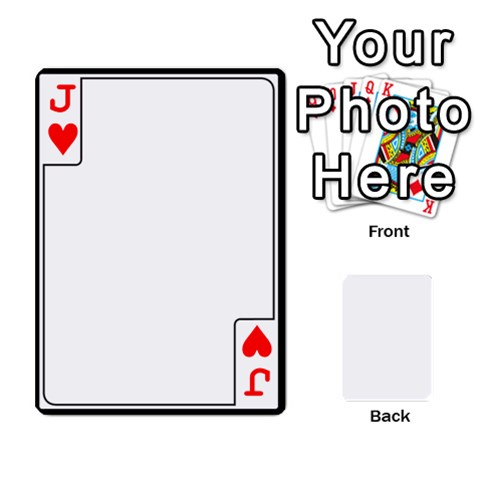 Jack Card Border Front - HeartJ