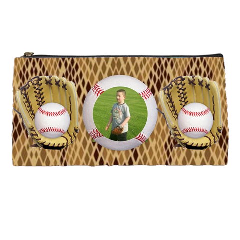 Baseball Pencil Case By Kim Blair Front