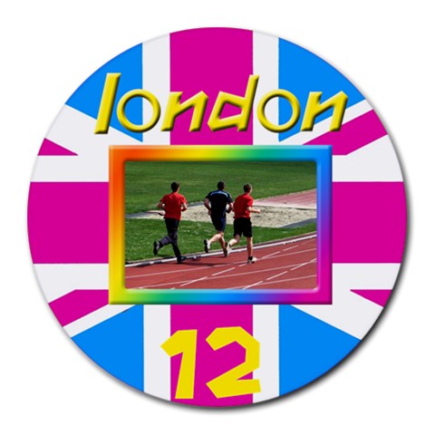 London 12 Mouse Pad By Deborah Front