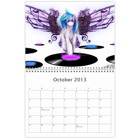 Calendar By Bryce Campbell Oct 2013