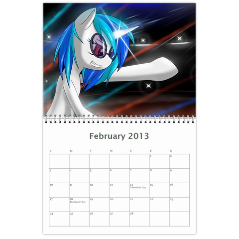 Calendar By Bryce Campbell Feb 2013