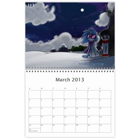 Calendar By Bryce Campbell Mar 2013