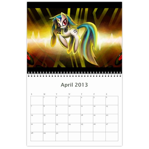 Calendar By Bryce Campbell Apr 2013