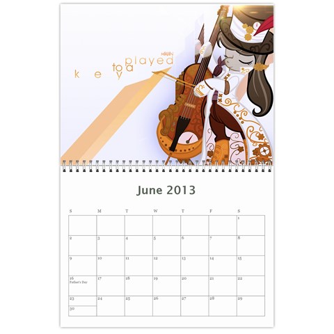 Calendar By Bryce Campbell Jun 2013