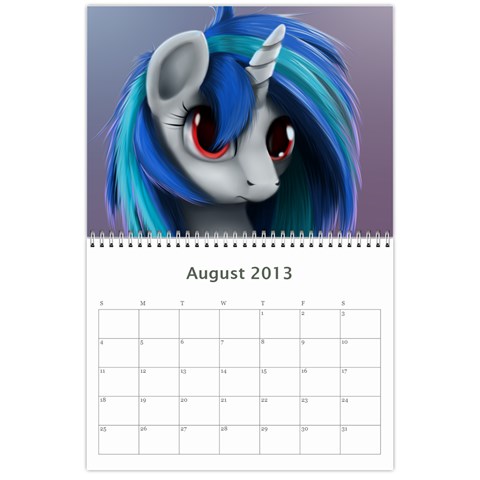 Calendar By Bryce Campbell Aug 2013