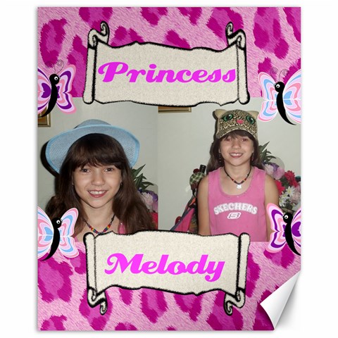 Princess Melody Canvas 11 X 14 By Kim Blair 10.95 x13.48  Canvas - 1