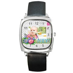 baby - Square Metal Watch