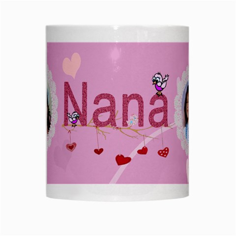 Nana White Mug By Kim Blair Center