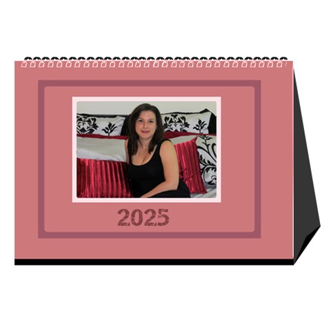 Shades Of Red Desktop Calendar (8 5x6) By Deborah Cover