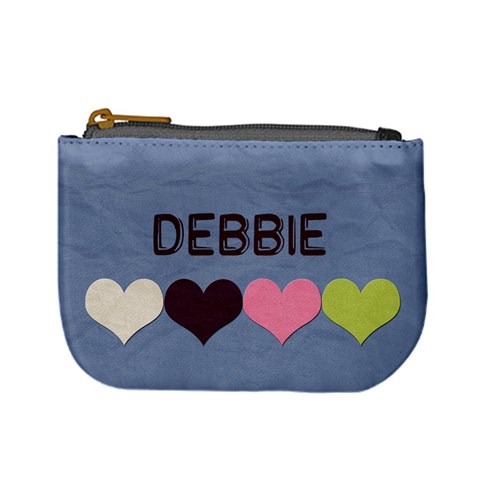 Debbie Inifinity Change Purse By Patricia W Front