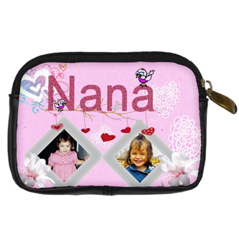 Nana Digital Camera Leather Case By Kim Blair Back