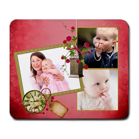 Shabby Rose 9.25 x7.75  Mousepad - 1