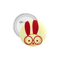 Glasses Bunny Badge - 1.75  Button