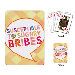 Sugar Bribes Cards - Playing Cards Single Design (Rectangle)