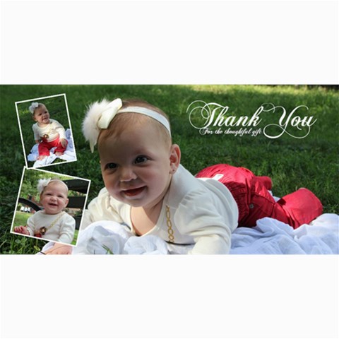 Thank You Card By Ruth 8 x4  Photo Card - 11