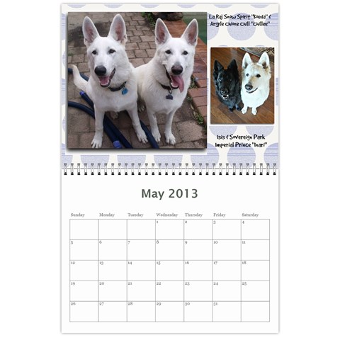 2013 Wssdca Calendar By Donna May 2013