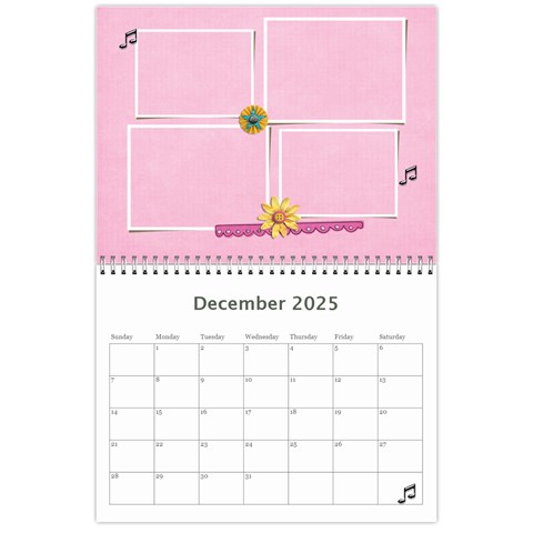 Wall Calendar (11 X 8 5) Dec 2025