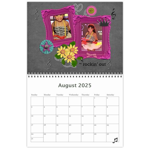 Wall Calendar (11 X 8 5) Aug 2025