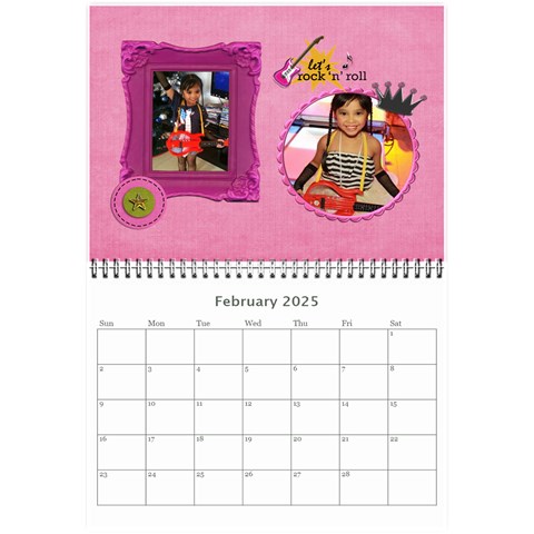 Wall Calendar (8 5 X 6) Feb 2025