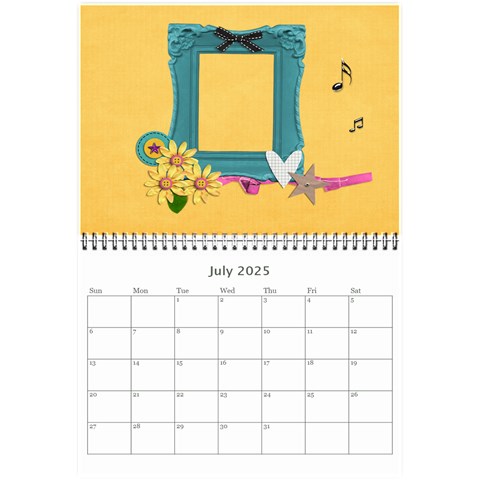 Wall Calendar (8 5 X 6) Jul 2025