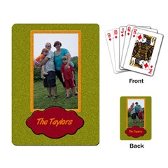 the taylors cards - Playing Cards Single Design (Rectangle)