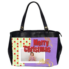 merry christmas - Oversize Office Handbag (2 Sides)