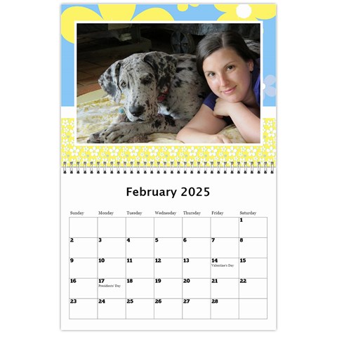 Happy Days Calendar (any Year) By Deborah Feb 2025