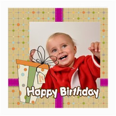 happy birthday - Medium Glasses Cloth (2 Sides)