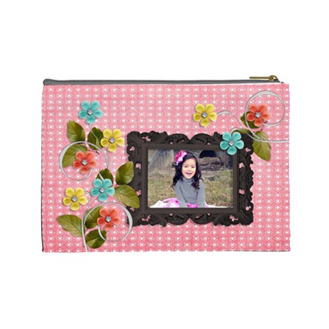 Cosmetic Bag (l) : Days Of Summer 2 By Jennyl Back