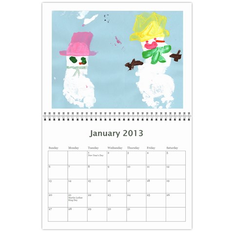 Calendar2013 By Jennifer Gageby Jan 2013